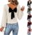 WABKDERPU Bow Sweater