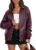 MEROKEETY Womens Faux Leather Jacket