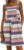 Ekouaer Rompers for Women Floral Overalls Short Jumpsuit Boho Vacation Outfits Travel Clothes Pink Stripe M