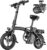 Folding Electric Bike, 14″ E-Bike for Adults | UL2849 certified folding e-bike with 1000W peak power, 48V 10Ah battery, 45-mile range, and 14″ tires.