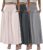 3 Pack Long Maxi Skirts for Women Set with Pockets Cute Party Skirt