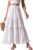 ZELROXA Womens Long Cotton Maxi Skirts