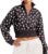 FISOEW Womens Half Zip Crop Pullover Sweatshirt