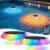LIBOZMKO 2 Pack Solar Floating Pool Lights