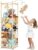 Stuffed Animal Storage Large Capacity Organizer, Soft Toy Storage Holds 50+ Stuffed Animals, Natural Pine with Smooth Rounded Edges, Stuffed Animal Zoo for Bedroom Playroom Room Decor