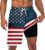 Goodstoworld Men’s Funny Swim Trunks with Compression Liner 2 in 1 Quick-Dry 9″ Stretch Shorts with Three Pockets