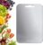 Titanium Cutting Board,100% Pure Titanium Cutting Boards for Kitchen, Easy to Clean, Dishwasher Safe, Double Sided Non Toxic Food-Grade Chopping Boards for Meats, Fruits and Vegetables