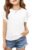 ZDC Girls Ruffle Sleeve T Shirts