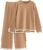 PRETTYGARDEN Womens Knit Sweater Set
