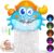 Bath Toys,Rechargeable Crab Baby Bath Toys Light Up Bath Bubble Machine with Colourful RGB Light Great Birthday Gift for Boys and Girls Toddler Toy for Kids Ages 1-3 4-8
