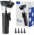 KAUGIC Ear Wax Cleaner – One-Hand Ear Wax Removal Kit Manual Ear Irrigation Flushing System, Safe, Comfortable & Easy to Use Earwax Removal Kit, Black