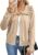 UNCLECAT Womens Ruffle Cardigan Sweaters