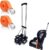 Car Seat Travel Cart for Airport, Foldable Car Seat Dolly & Roller, 90lbs Capacity Car Seat Carrier for Airport Travel, Compact Stowable Base Plate, Universal Fit for Most Brands