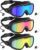 NSSIW 3 Pack Swim Goggles Adult