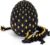 YILCER 3D Printed Dragon Eggs Glow in The Dark Cool 3D Printer Articulated Animals Fidget Toy for Teen Crystal 3D Print Dinosaur Toys for Boys Girls (Black Gold)