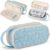 Quilted Pencil Case Bag Large,2 Compartment Pen Pouch with Handle for Girls