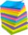 OHOME Sticky Notes – 12 Pads, 3”x3” – Colorful Self-Stick Post Notes Bulk – Office Desk Accessories | Teacher Classroom Must Haves,Aesthetic School Supplies for Home,Back to School Essential