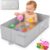 Collapsible Baby Bathtub for Baby 6 Months – 5 Years, Portable Large Toddler Bathtub Non-Slip Safe BañEra para Bebe, Foldable Toddler Bath Tub Baby Bath Essential for Hotel Camping Beach Travel