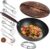 LEIDAWN 12.8″ Carbon Steel Wok Set