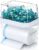 Trash Bag Dispenser & Dishwasher Pod Holder, 3-in-1 Trash Bag Holder Laundry Pods Container with Moisture-Proof Lid, Acrylic Garbage Bag Dispenser for Under Sink Organizer Laundry Room Organization