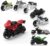MQDMINI 8 Pack Mini Motorcycle Models, Diecast Motorcycles, Desk Toys for Office Stress Relief Decor