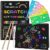 Smasiagon Scratch Paper Art Set: 2 Pack Notebooks Art Supplies and Crafts for Kids Back to School Classroom Ages 3 4 5 6 7 8 9 10 Girls Boys Toys Valentine’s Day Birthday Party Travel Favor Games