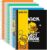 Comix 6-Pack 1 Subject Notebook with Plastic Cover, 70 Sheets 8.5″ x 11″ College Ruled Notebook with 1 Divider for Office/School/Home (Black,Blue,White,Green,Pink,Orange)