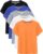 JORHIG 5 Pack Boys Cotton Short Sleeve T-Shirts