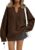 TRENDY QUEEN Oversized Cable Knit Sweaters