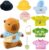 TITQWOP 10 Pcs Capybara Plush Toy Set