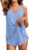 Ekouaer Womens Pajama Set 2 Piece Sleeveless Cami Tank Top and Shorts