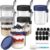 Airtight Oatmeal Container 6 Pack 16 oz Overnight Oats Containers with Lids | Overnight Oats Jars for Cereal Fruit Vegetable Milk Salad Yogurt Meal Prep with Measurement Marks, 6 Spoons