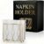 LWSFF Gold Metal Napkin Holder for Table