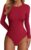 PRETTYGARDEN Bodysuits for Women Long Sleeve Shirts