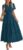 BTFBM Womens Summer 2026 Casual Midi Maxi Dresses,S,Lake Blue