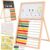 Wooden Abacus for Kids Counting Toy Double-Sided Blackboard Whiteboard