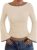 WIHOLL Womens Bell Sleeve Top