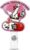 Retractable Badge Reel with Alligator Clip, Heavy Duty, Cute Funny ID Name Tag Holder for Nurses, Doctors, Teachers, and Office (Pink-Take This)