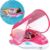 Swimbobo Baby Pool Float Inflatable Spaceship Infant Swim Float with Cloth Safety Seat Pool Toys for Kids 6-36 Months(Red, Large)