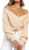 BTFBM Casual V Neck Long Sleeve Sweaters