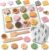 Slice and Bake Wooden Cookie Play Food Set for Kids, Kitchen Toys Food Accessories for Toddlers, Pretend Play Baking Set for 3 4 5 Years Old Girls Boys Birthday Gifts (Nomal Green)