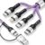 Dual Type-C 4 in 2 Multi Charging Cable USB A/C Dual USB C/IP/Micro USB