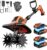 Brushless Cordlees Tiller Cultivator for Gardening Electric Garden Tiller