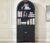 71″ Bookcase.Arched Storage Cabinet,Sideboard Wine,Adjustable Shelves，Black