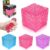 Zhgood Cube Squishy Fidget Toys,Pink Slow Rising Stress Ball for ADHD
