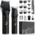 Professional Hair Clippers for Men Beard Trimmers Kit Zero Gapped Haircut Grooming Shaver Gift for Men Women Barber Kids (Black)