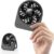 Aecooly Mini Portable USB Desk Fan, Small Enough to Hold Mighty Desktop Fan, USB & Battery Powered Quiet Table Fans, 4 Speeds Rechargeable Personal Fans for Home, Office, Travel, Gifts -Black