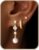 M MOOHAM 14K Gold Plated Pearl Drop Earrings