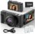 True 5K Digital Camera for Photography, 80MP Vlogging Camera for YouTube & Content Creators with 3″ 270° Flip Screen, 18X Digital Zoom & Autofocus, Includes 2 Batteries, 32GB Card