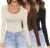 EKOUAER 3 Pack Long Sleeve Shirts
